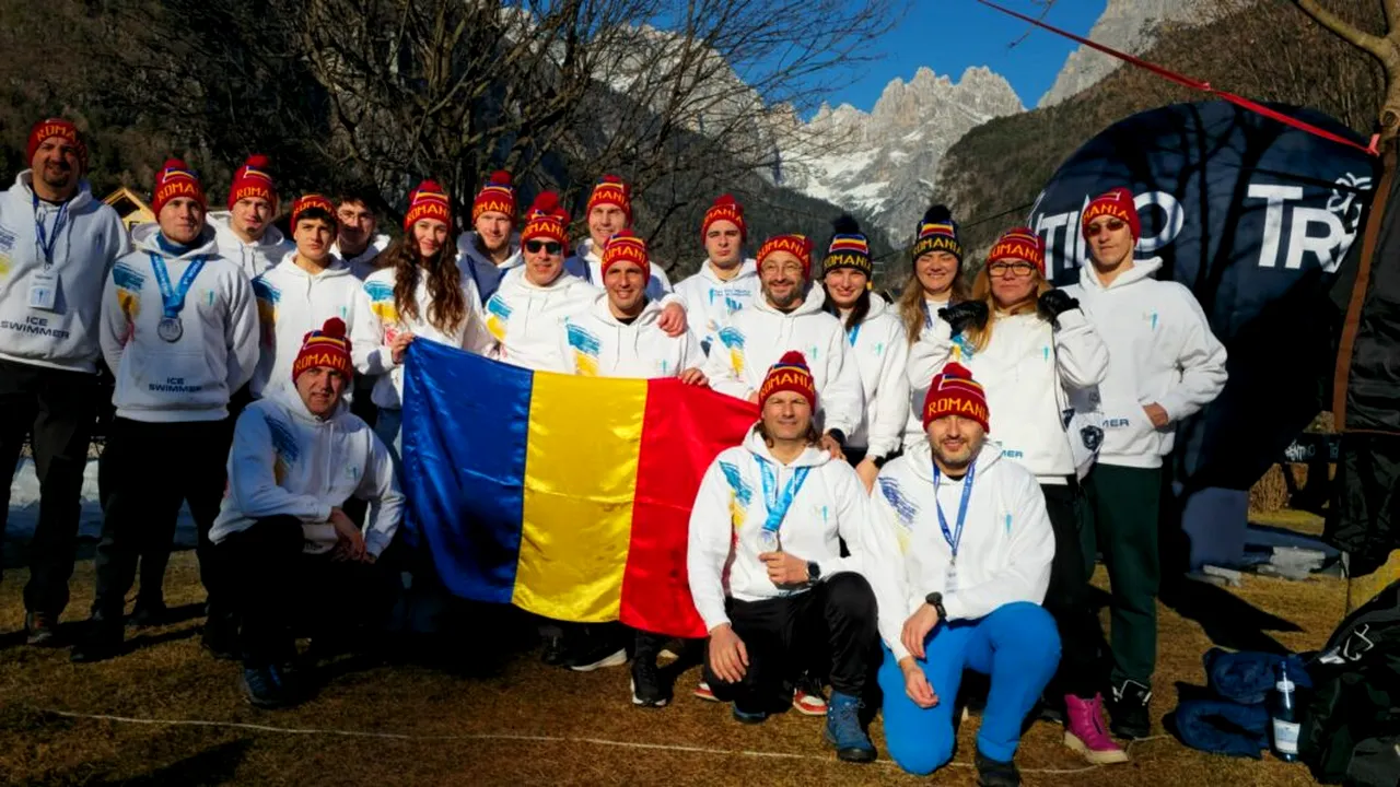 Echipa României a câștigat 35 de MEDALII la Campionatul Mondial de Înot în ape înghețate