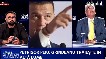 Petrișor Peiu îl avertizează pe Sorin Grindeanu: Trăiește în altă lume/Ar trebui să fie mai atent la declarații
