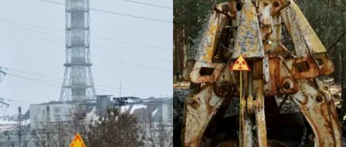 „Gheara radioactivă de la Cernobîl, descoperită într-o pădure dezolantă. Ghidul turistic a luat foc: „Să n-o atingi! Să n-o atingi! / Cât de periculos e utilajul abandonat la voia întâmplării