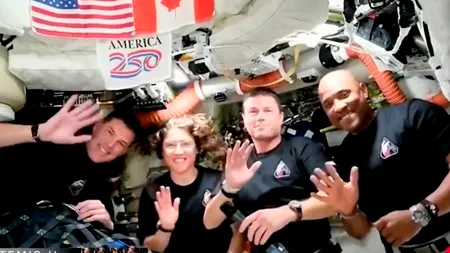 Moment istoric în spațiu: Trump, mesaj emoționant pentru echipajul Artemis II: „Astăzi aţi scris istorie