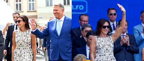 Cât a costat ROCHIA purtată de Carmen Iohannis la un eveniment din Sibiu. Prima-doamnă a renunțat la designerii români, pentru un brand AMERICAN