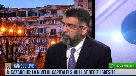 GÂNDUL LIVE. Senatorul Robert Cazanciuc, despre moțiunea de cenzură: „Poate avea numărul de voturi pentru a da jos guvernul Cîțu” | Ce spune senatorul despre candidatul la alegerile prezidențiale - VIDEO