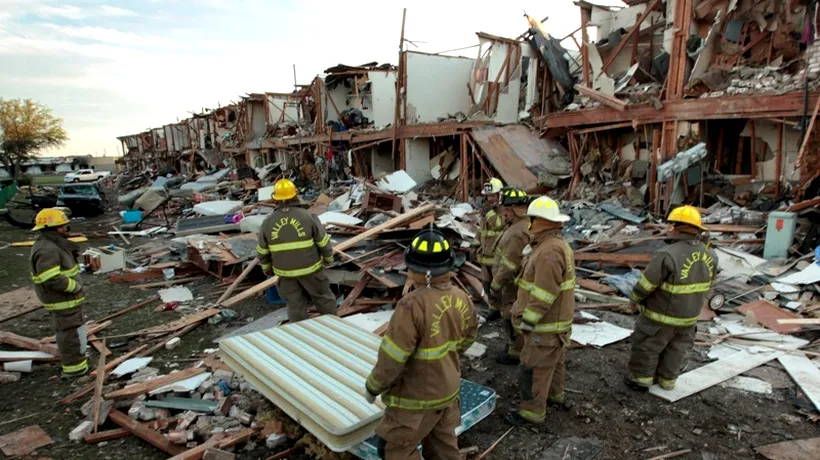 GALERIE FOTO: Ce a rămas în urma dezastrului produs de explozia din Texas. Era un adevărat iad