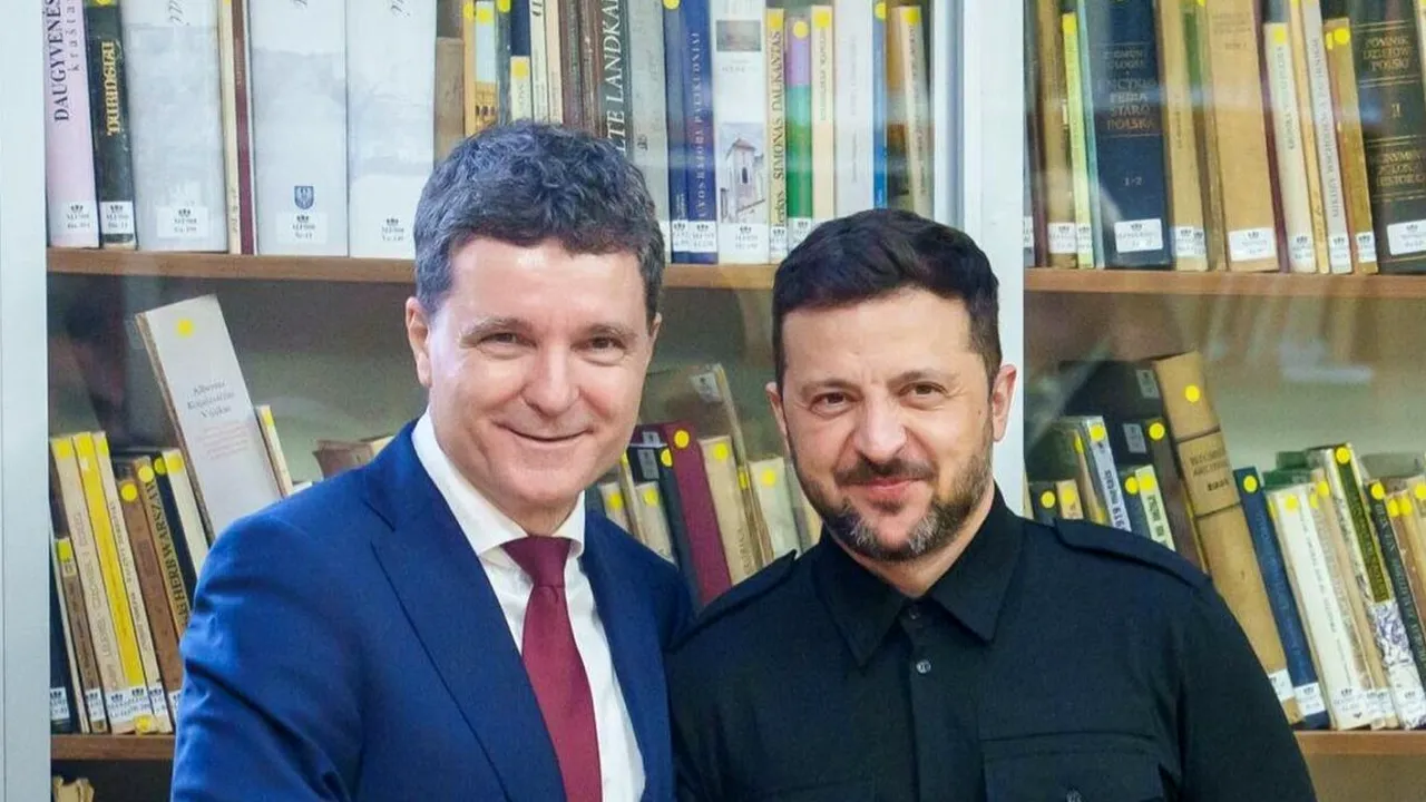 Nicușor Dan: Pentru a marca patru ani de la lansarea invaziei Rusiei împotriva Ucrainei, Palatul Cotroceni va fi iluminat în culorile drapelului ucrainean.