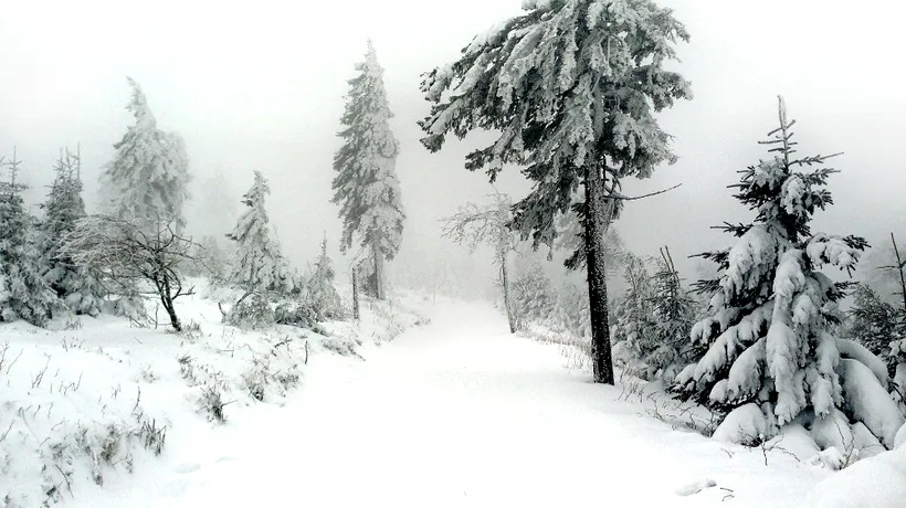 Traseele montane din Bucegi, închise de marți din cauza zăpezii și viscolului