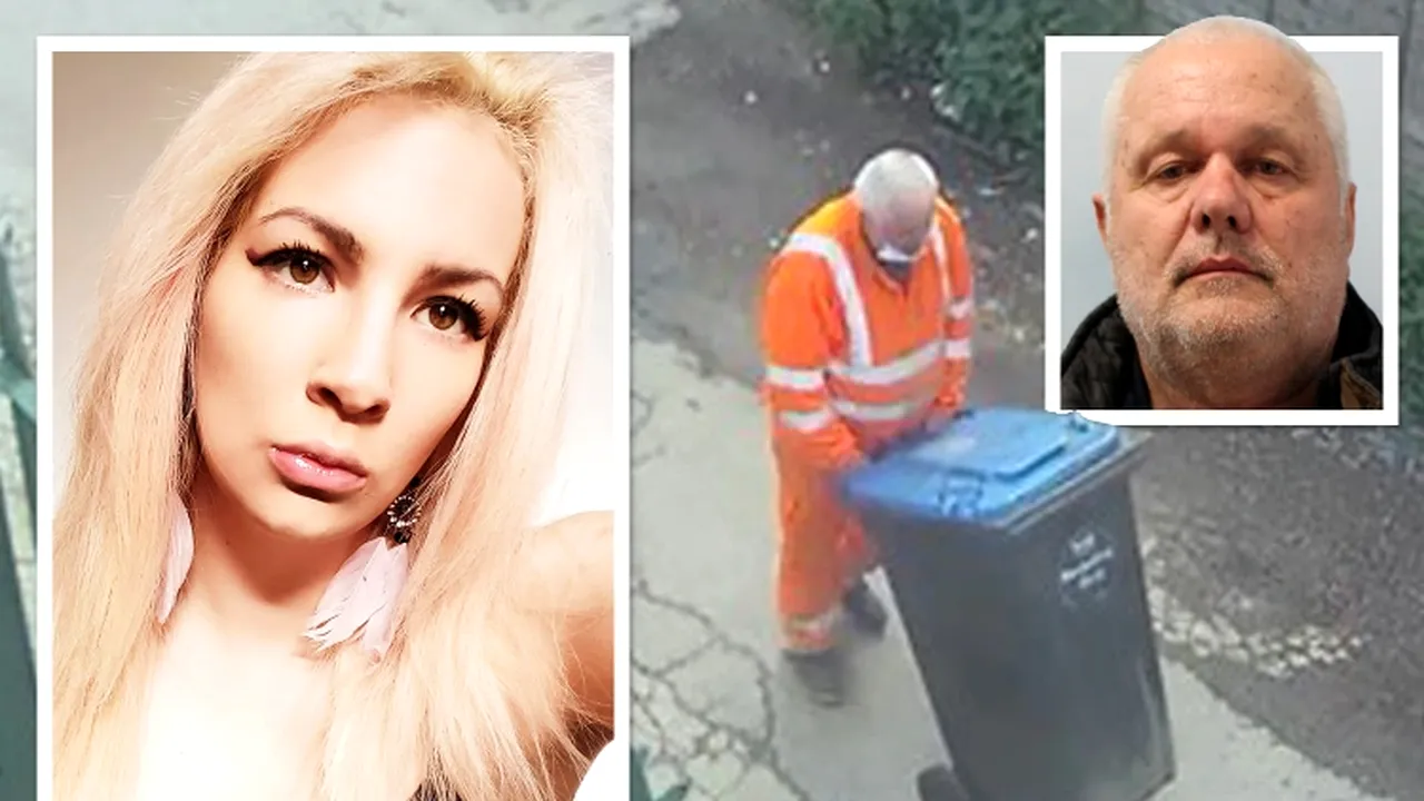 FOTO - Un român a îngrozit Anglia. A ucis cu sânge rece o tânără de 20 de ani, apoi a fost filmat cum i-a târât trupul într-un coș de gunoi / Filmul crimei îngrozitoare