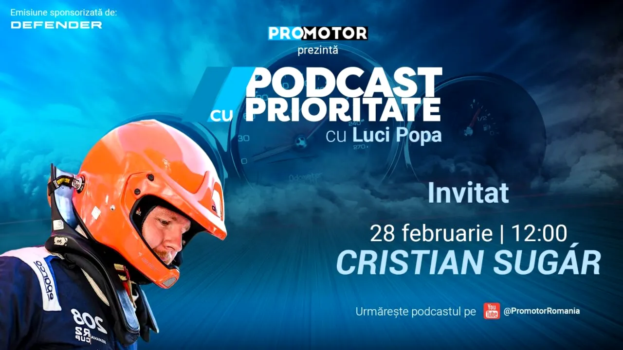 „Podcast cu Prioritate” #66 by ProMotor: Cristian Sugár despre motorsport și performanță