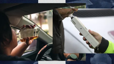 Cum pot fi învinse mustrările de conștiință. Un șofer cu permisul anulat s-a ÎMBĂTAT ca să poată reclama autodenunțul la 112