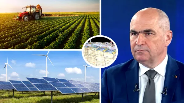 Bătălia pentru pământul fermierilor, ultimul tun al Guvernului Bolojan. Presiuni mari la Ministerul Agriculturii pentru concesionarea terenurilor și transformarea lor în lanuri de eoliene și panouri solare