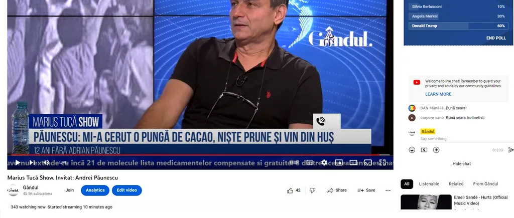 Poll Marius Tucă Show: „Ce fost lider mondial credeți că ar fi putut împiedica declanșarea războiului din Ucraina?”. Au existat trei variante de răspuns