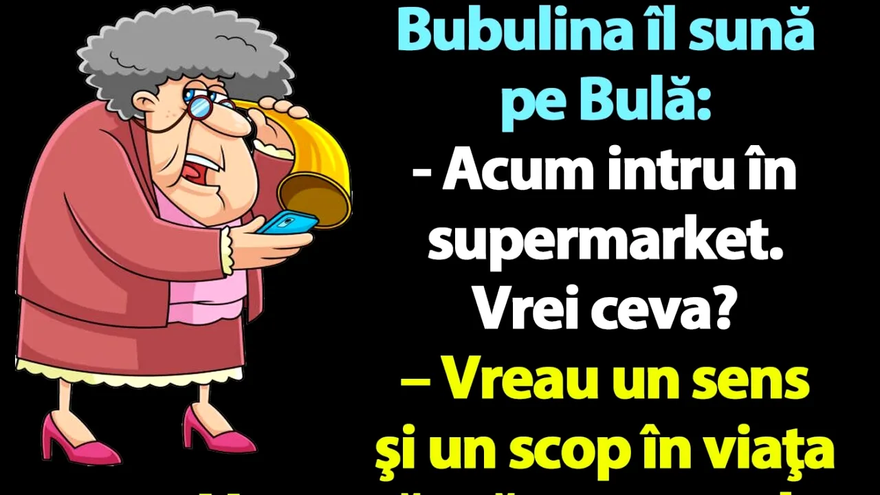 BANC | Bulă, Bubulina și cumpărăturile de la supermarket