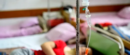 Secția de pediatrie a Spitalului Județean de Urgență Arad, supraaglomerată de câteva zile, din cauza numărului mare de infecții respiratorii