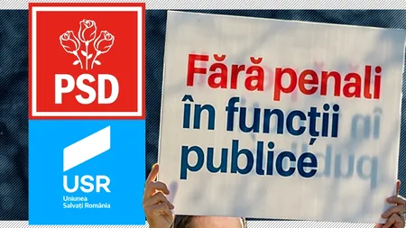 PSD: Sloganul USR „Fără penali în funcții publice” devine astfel cea mai mare minciună politică și cel mai dezgustător act de trădare a electoratului