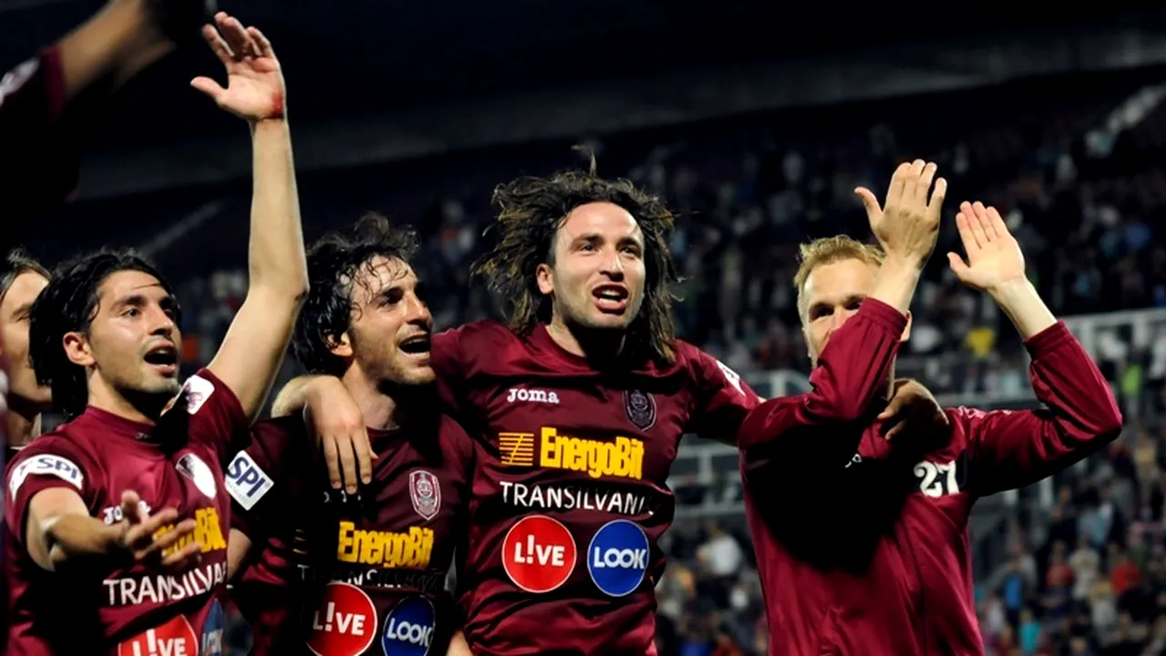 CFR Cluj a câștigat titlul de campioană pentru a treia oară în istorie
