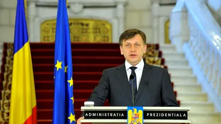 Președintele interimar Crin Antonescu: 