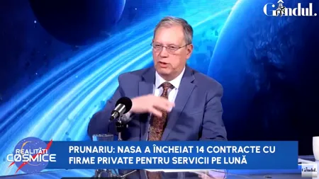 Dumitru Prunariu: „NASA a încheiat 14 contracte cu firme private pentru servicii pe lună”