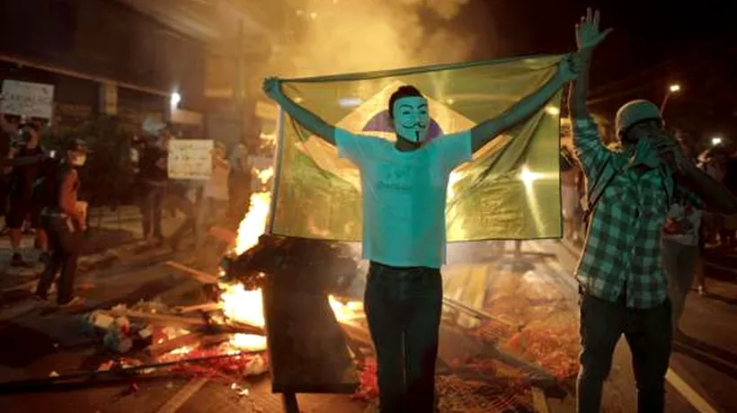 Incidente violente au avut loc în timpul unor noi proteste la Rio de Janeiro