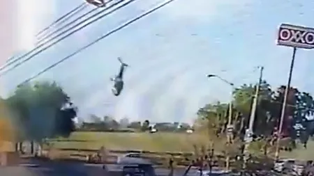 VIDEO | Un ministru mexican a murit, după ce elicopterul în care se afla s-a prăbușit. Alte patru persoane aflate la bord și-au pierdut viața