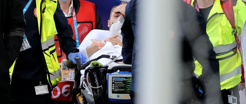VIDEO | Prima imagine cu Eriksen, după ce a fost scos din ghearele morții. Fotbalistul s-a prăbușit pe teren la EURO 2020 și a fost resuscitat minute în șir - UPDATE
