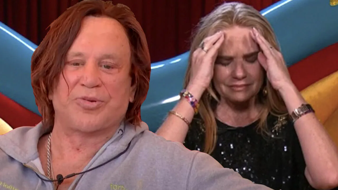 Ce i-a făcut Mickey Rourke unei concurente de la „Big Brother”. Actrița britanică a izbucnit în lacrimi