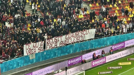 Victor Angelescu le-a RĂSPUNS fanilor rapidiști care l-au jignit prin bannere la meciul cu Dinamo. „Mă bucur că nu au dat cu bombe”