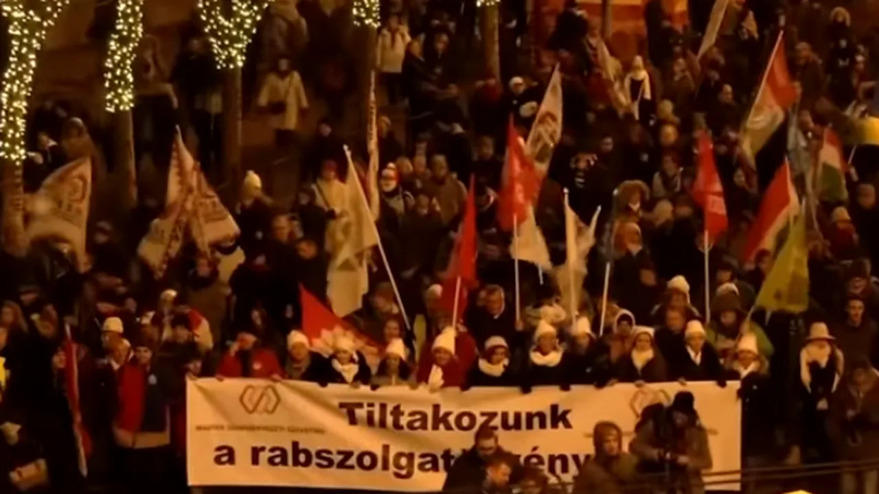 Televiziunea PUBLICĂ susține interesele GUVERNULUI: Val de proteste în UNGARIA