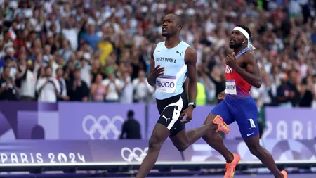 Campionul olimpic Letsile Tebogo: 