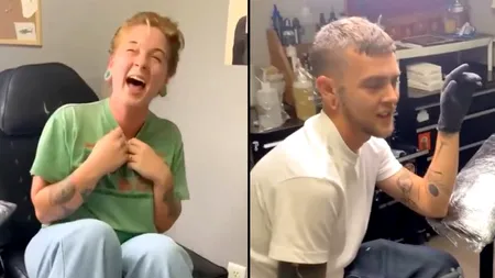 VIDEO | Această femeie a vrut un tatuaj cu „Totul e bine” pe braț, dar tatuatorul a greșit. Ce i-a scris, de fapt