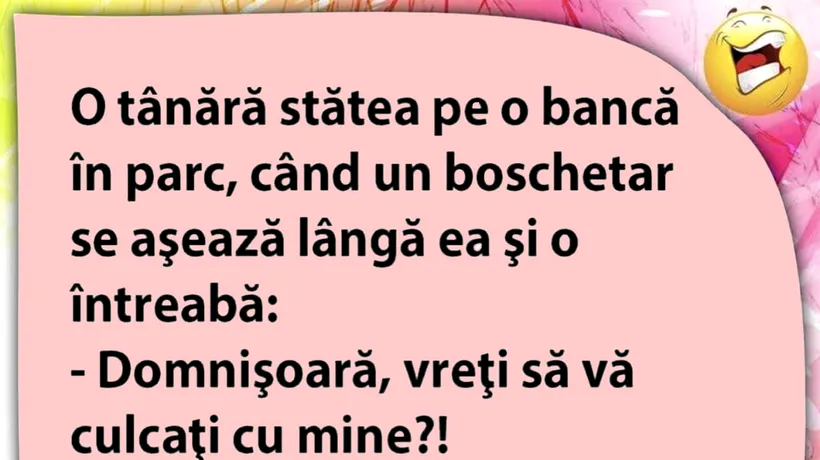 Bancul de duminică | Tânăra atrăgătoare și boschetarul tupeist