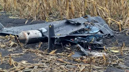 Încă o dronă s-a prăbuşit în Republica Moldova. A căzut la 100 de metri de o locuință