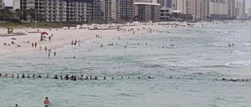 Exemplul incredibil de solidaritate dat de turiștii aflați pe o plajă din Florida. Metoda inedită prin care au salvat de la înec 10 oameni