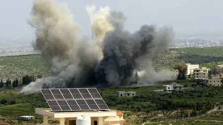 CONFRUNTĂRI intense la frontiera dintre Israel și Liban /Hezbollah a atacat cu drone baze militare israeliene