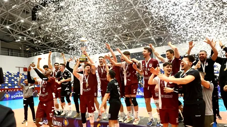 Rapid, performanță ISTORICĂ în voleiul masculin! Victorie cu Steaua și un trofeu care nu există în palmares
