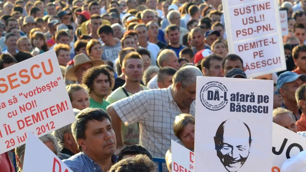 15.000 de oameni, la mitingul antiBăsescu de la Iași