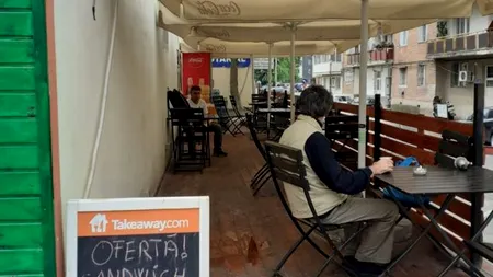 TERASA unui fast-food din Târgiu Jiu, deschisă în plină stare de alertă. Ce a pățit patronul unității