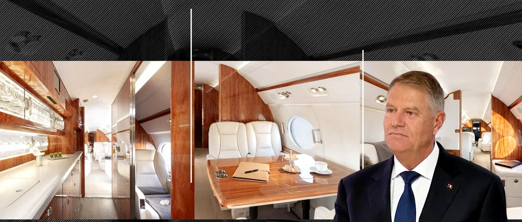 Klaus Iohannis și avionul de lux: Eu am venit cu o aeronavă MICĂ / „Nu ştiu cum definiţi un avion de LUX”