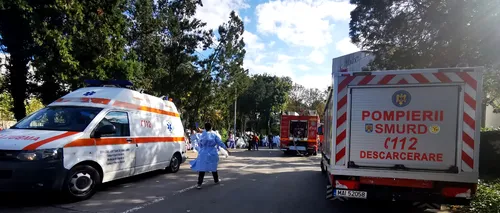 Ministerul Sănătății, după incendiul de la Spitalul de Boli Infecțioase Constanța: Toți pacienții, transferați la SJU Constanța, la Spitalul de Pneumoftiziologie și un spital mobil ISU