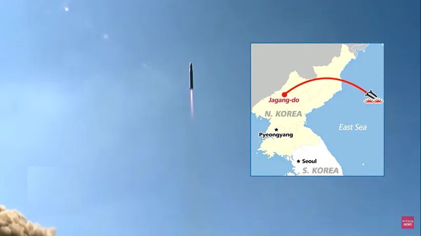 Coreea de Nord a testat o nouă rachetă hipersonică