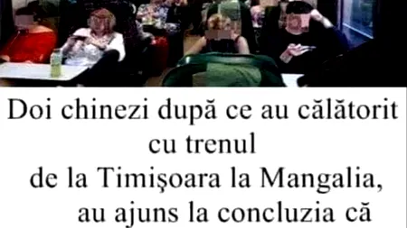 Bancul de duminică | Doi chinezi, cu trenul în România