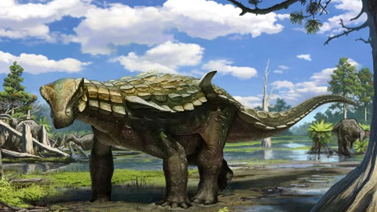 Prima machetă a unui dinozaur în mărime naturală, expusă la Geoparcul din Hațeg - FOTO