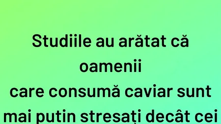 BANCUL ZILEI | Studiu despre caviar