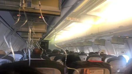 VIDEO | Un avion Blue Air care zbura din Praga spre București s-a depresurizat
