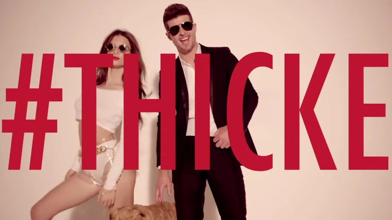 Pharell și Robin Thicke au făcut senzație cu 