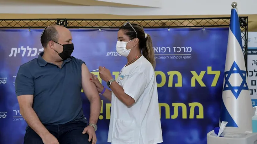 Premierul Israelului a primit a treia doză de vaccin anti-COVID