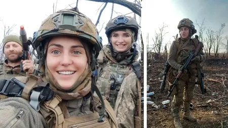 Povestea tinerei „Phoenix” LUNETISTĂ din Ucraina, care a luptat într-un picior contra rușilor după ce a fost rănită de o mină: „Atunci când tragi...”