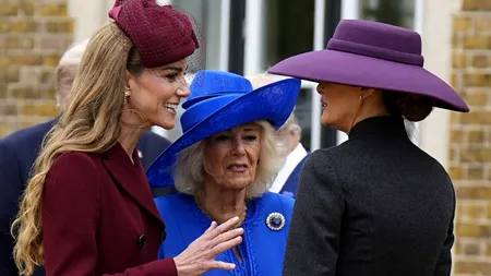 Melania TRUMP a avut o apariție spectaculoasă în Marea Britanie/ Cum a decurs întâlnirea dintre prima doamnă și regina Camilla
