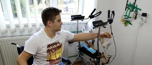 Studenți în scaune cu rotile, la Cluj: Dacă ai voință, poți
