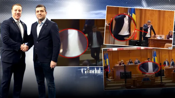 Radu Miruţă nu-şi mai încape în cămaşă. După blugii de la Berlin, a trecut la tricou, în plenul reunit al Parlamentului