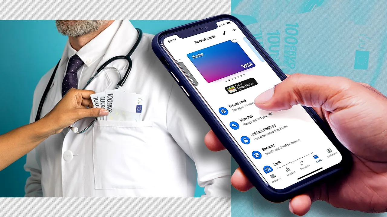 Adio cash în spitale! ȘPAGĂ pe REVOLUT la 