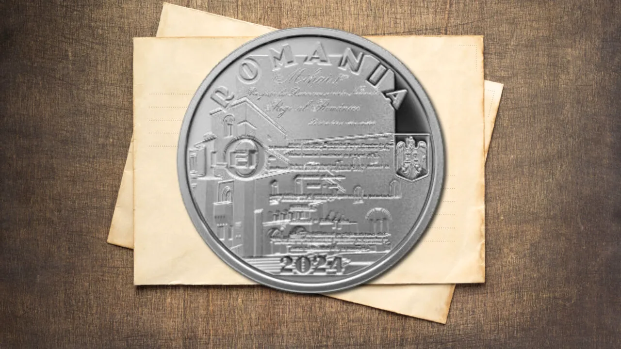 BNR lansează o nouă monedă din argint! Cât va costa o singură piesă cu valoarea nominală de 10 lei